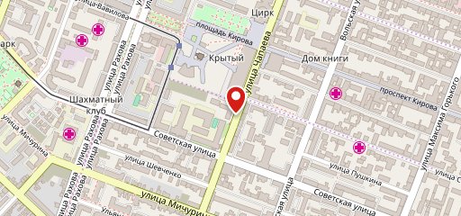 Первая Пенная на карте