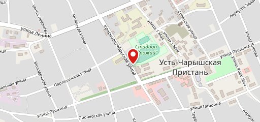 Пристанская мельница на карте