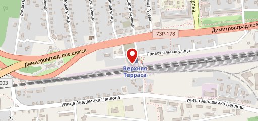 Привокзальное на карте