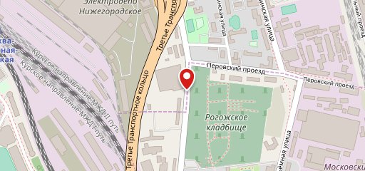 Столовая на карте
