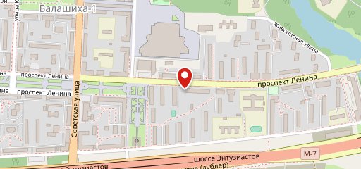 Проспект на карте