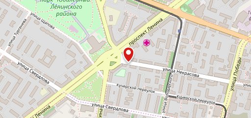 Проспект на карте