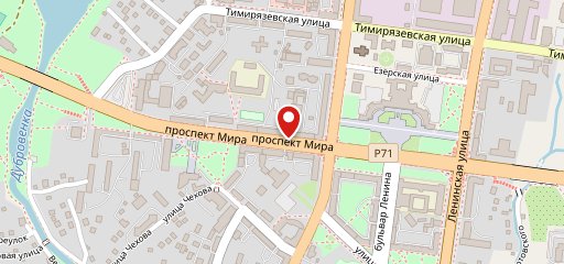 Проспект на карте