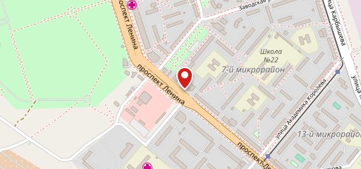 Проспект на карте