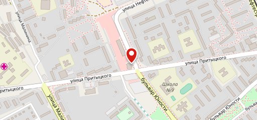 Пряня на карте