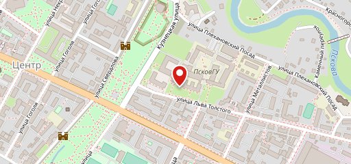 Аквариум ПсковГУ на карте