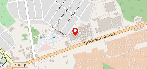 Пункт быстрого питания на карте