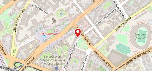 Пункт Питания, Минск, Ленинградская 2 на карте