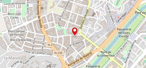 Punto Rico Lleida на карте