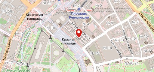 Пушкинъ у фонтана на карте
