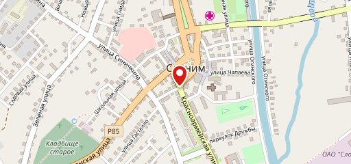 Бар «Пятачок» на карте