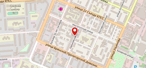 Пятёрочка на карте