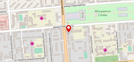Пышечная на карте