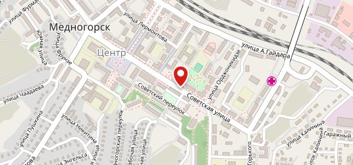 Пышка на карте