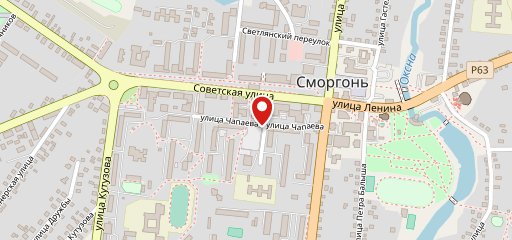 Пышка на карте
