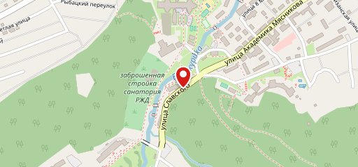 Радонолечебница на карте