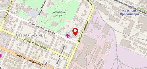 Радужное на карте
