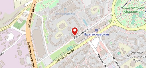 Район на карте
