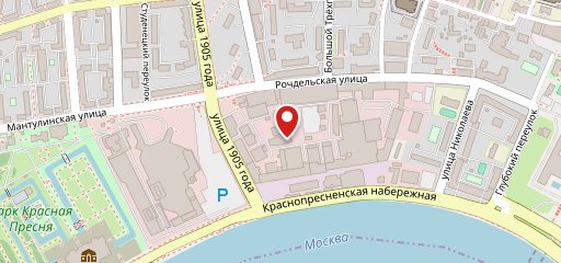 Раковарня на Трёхгорке на карте