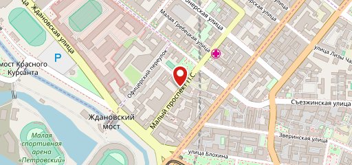 Раковая на Петроградке на карте