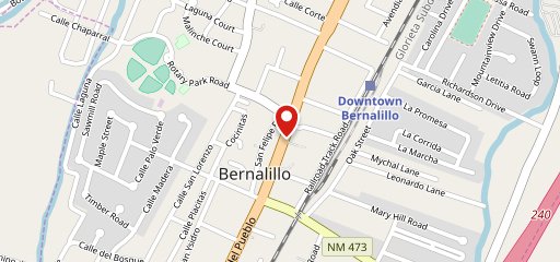 Range Café Bernalillo на карте