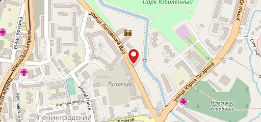 Раут, Кафе на карте