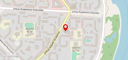 Разливная лагуна на карте