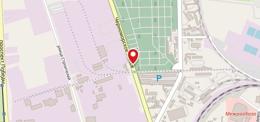Развилка на карте