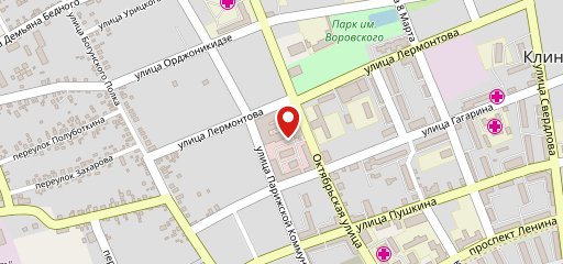 Молодёжное на карте