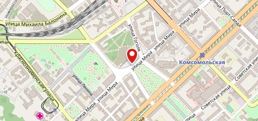 Рёберная на карте