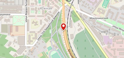 Реcторан «Парадиз» на карте
