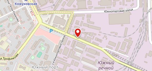 Красная столовая на карте