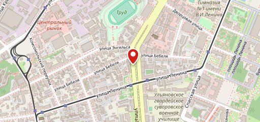 Red кофе на карте