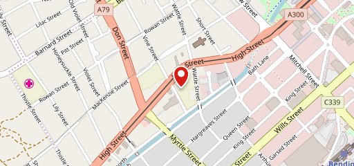Red Rooster Bendigo на карте