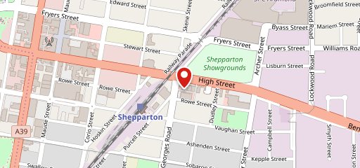 Red Rooster Shepparton на карте