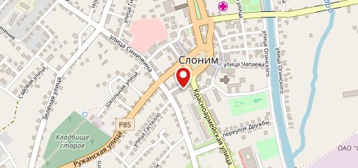 Заправка на карте