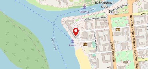 Река Банкетный Зал на карте