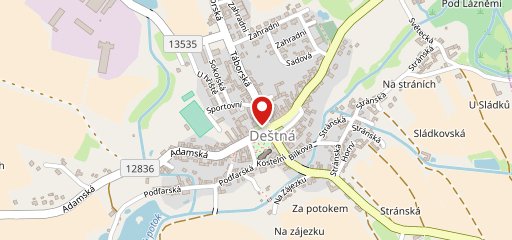 Restaurace Deštná на карте