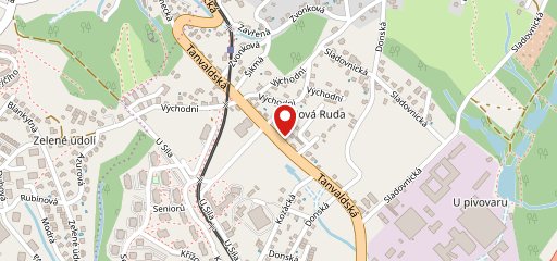 Restaurace na Rudě на карте