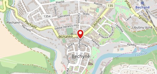 Restaurace a jídelna Na růžku на карте