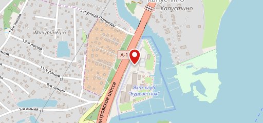 Ресторан Буревестник на карте