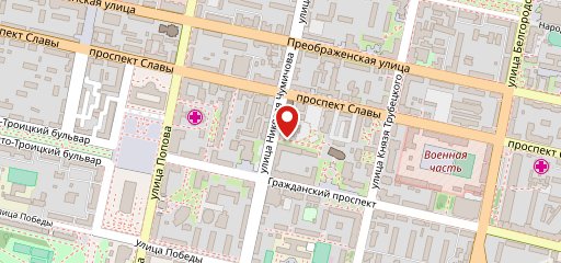 Континенталь на карте