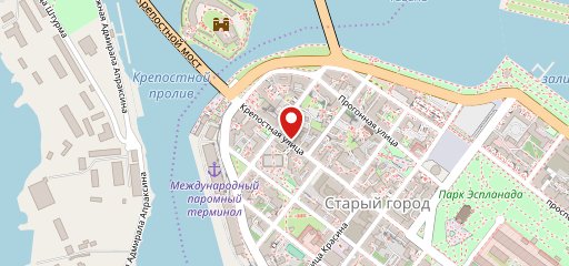 Ресторан отеля "Атлантик" кафе "Виктория" на карте