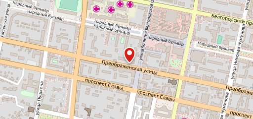 Преображенский на карте