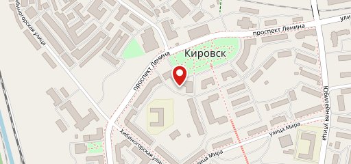 Северный на карте