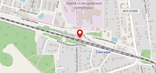Ресторан Снегири на карте