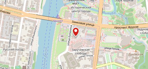 Витебск на карте