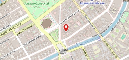 Ресторан для сотрудников гостиницы Астория на карте
