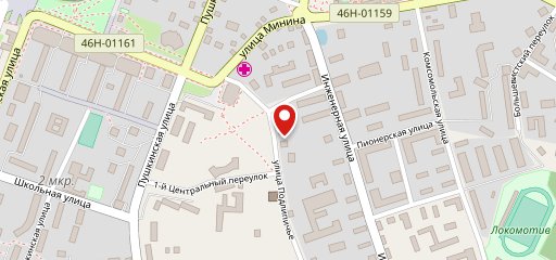 Ресторан доставки еды на дом "Prosto" на карте