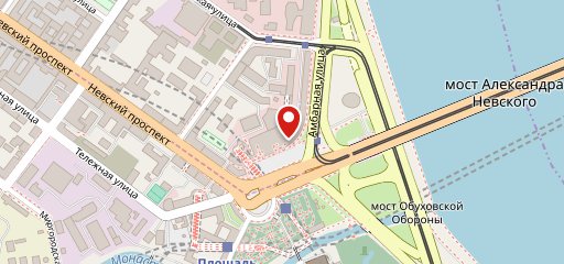 Ресторан гостиницы "Москва" на карте